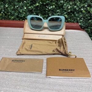 Burberry Helena Sunglasses in Azure Blue